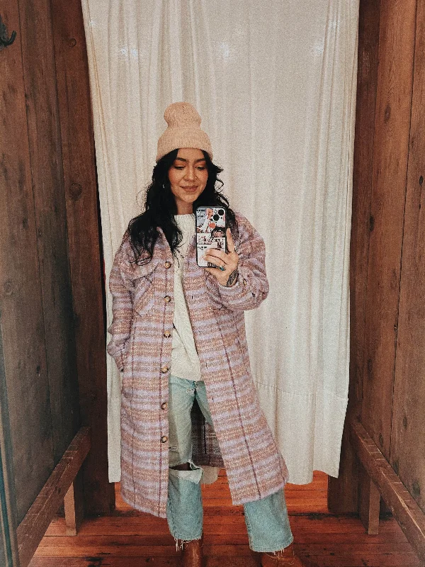 Inventory Reduction Roxy Plaid Sherpa Jacket