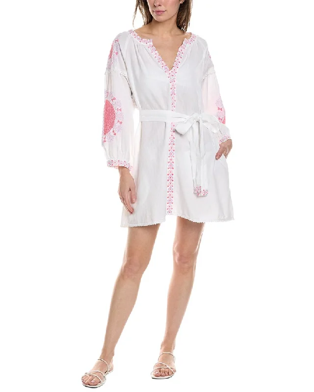 Exclusive Online Offer Melissa Odabash Cathy Linen-Blend Mini Dress