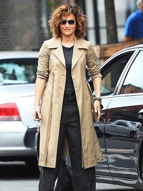 Markdowns Jennifer Lopez Trench Cotton Coat