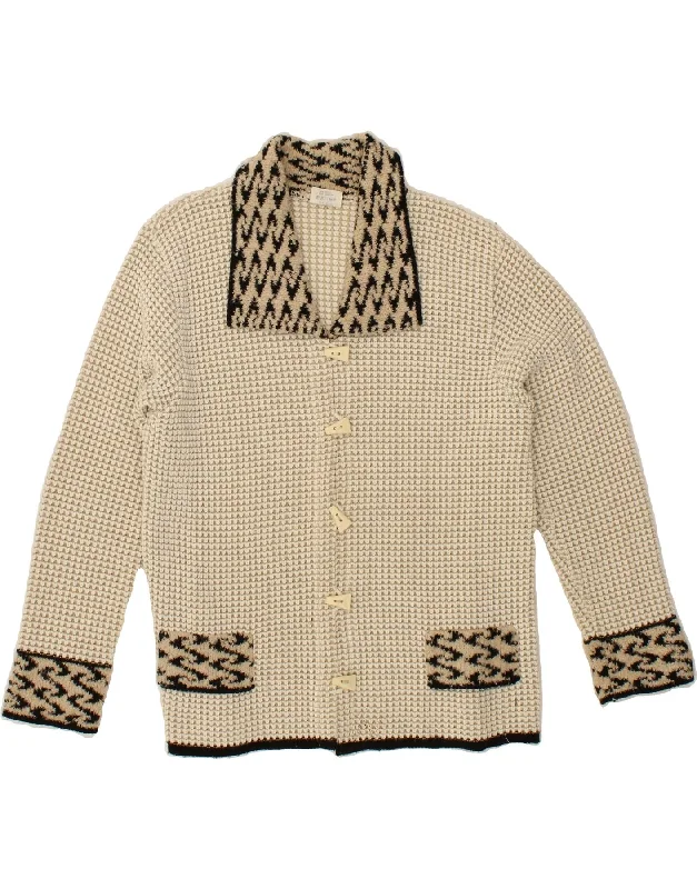 Major Savings FASHION UNION Womens Cardigan Sweater UK 18 XL Beige Acrylic