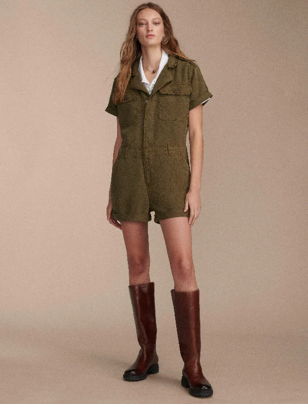 Limited Availability Lucky Brand Women's Denim Utility Romper
