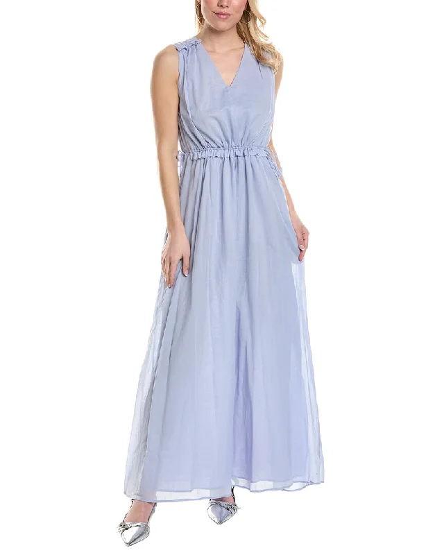 Super Sale Peserico Drawstring Maxi Dress