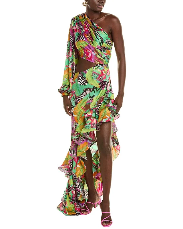 Savings Alert Bronx and Banco Hannah Miami Silk-Blend Gown
