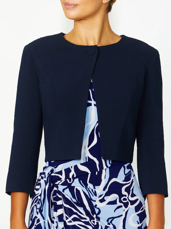 Price Smash Jackie Navy Single Button Jacket