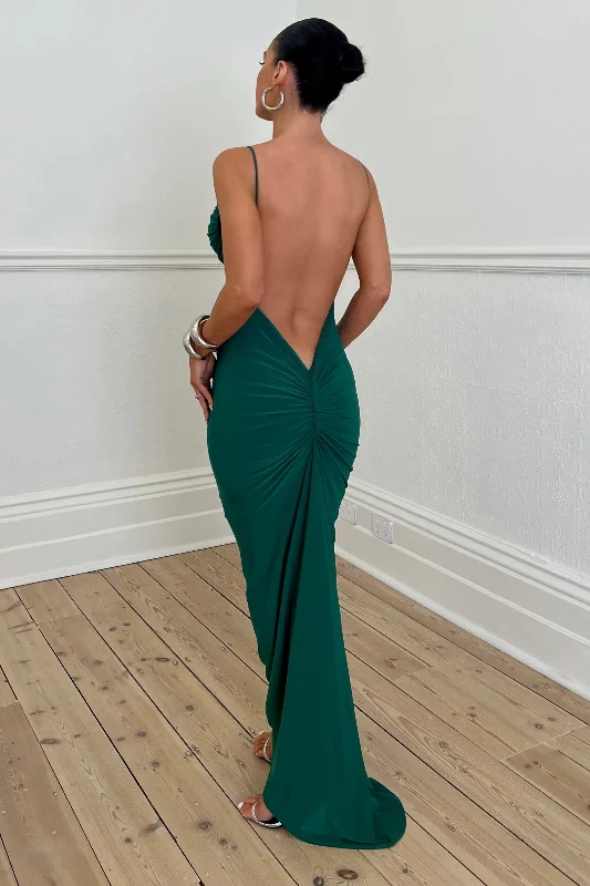 Massive Deals Celina Dress - Emerald