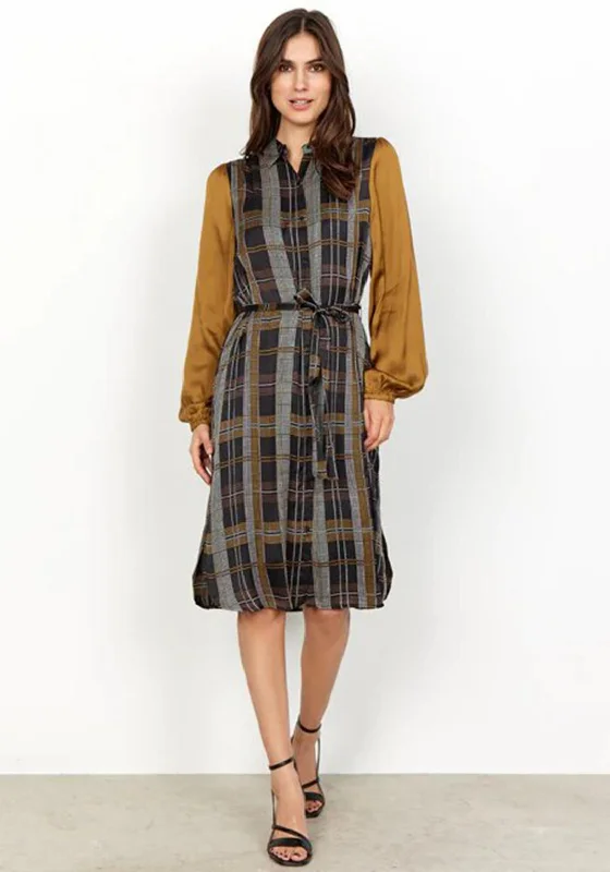 Buy More, Save More Soyaconcept Gerd Midi Dress, Brown