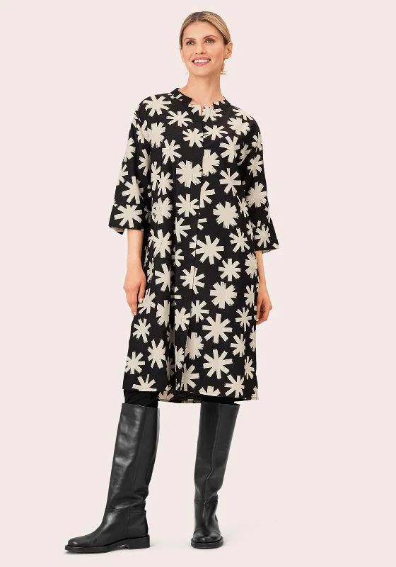 Buy Now Masai Nimes Straight Tunic Midi Dress, Black