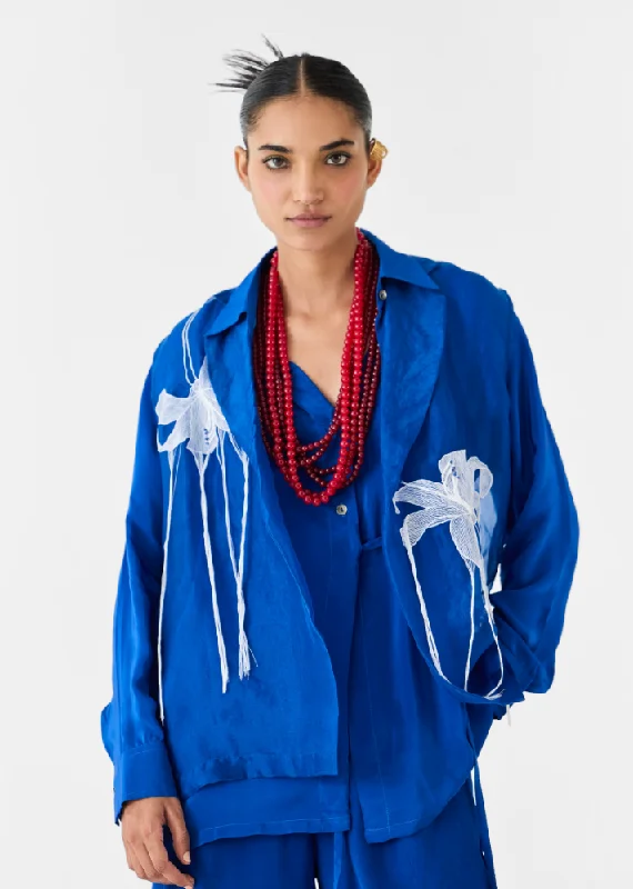 New Deals Indigo Organza Jacket