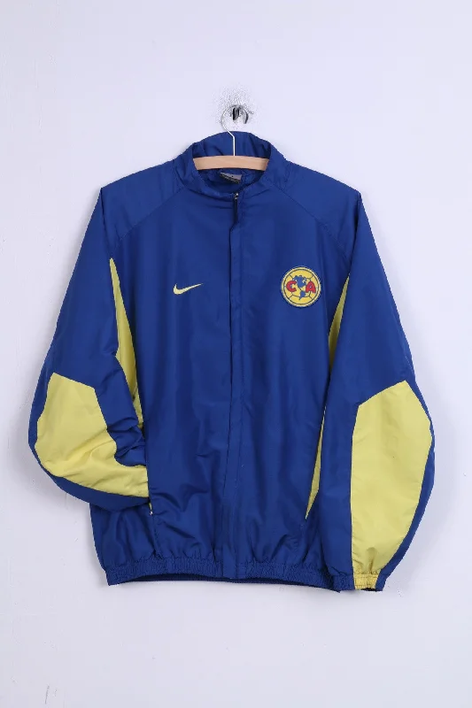 Exclusive Savings Nike Club America Womens S Jacket Track Top Blue Football Zip Up