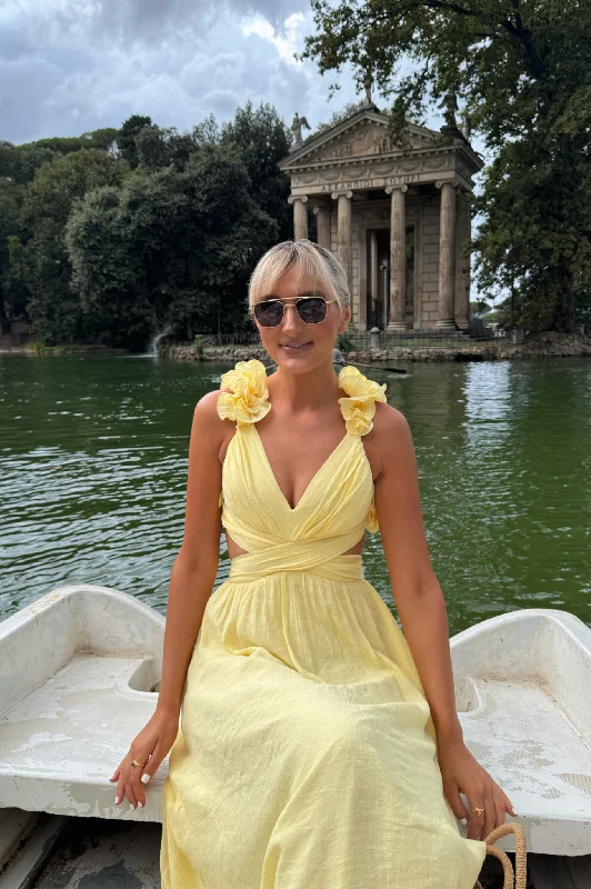 Big Savings Phoebe Midaxi Dress | Yellow