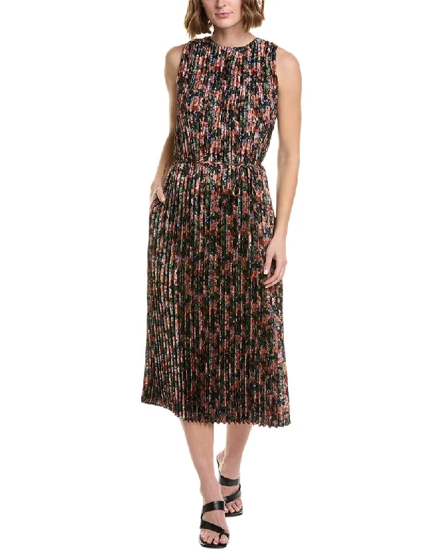 Deep Discounts Vince Pintuck Midi Dress