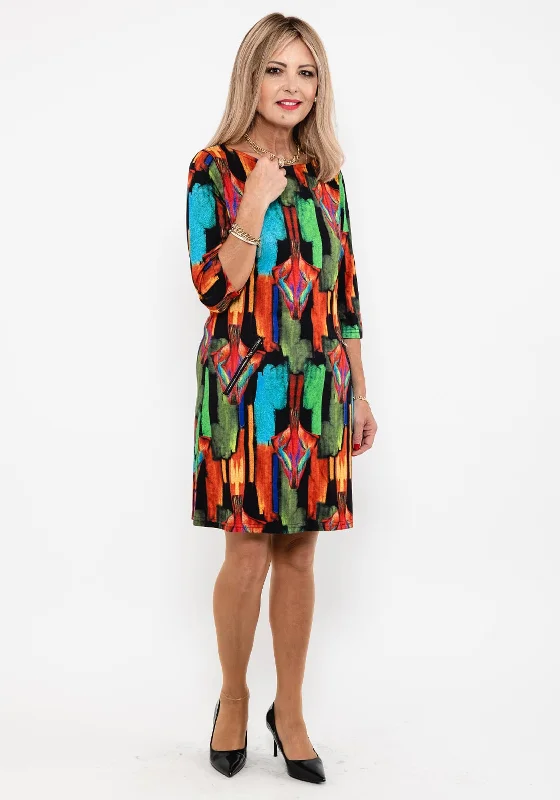 Price Rollback Seventy1 Block Paint Print Mini Dress, Multi