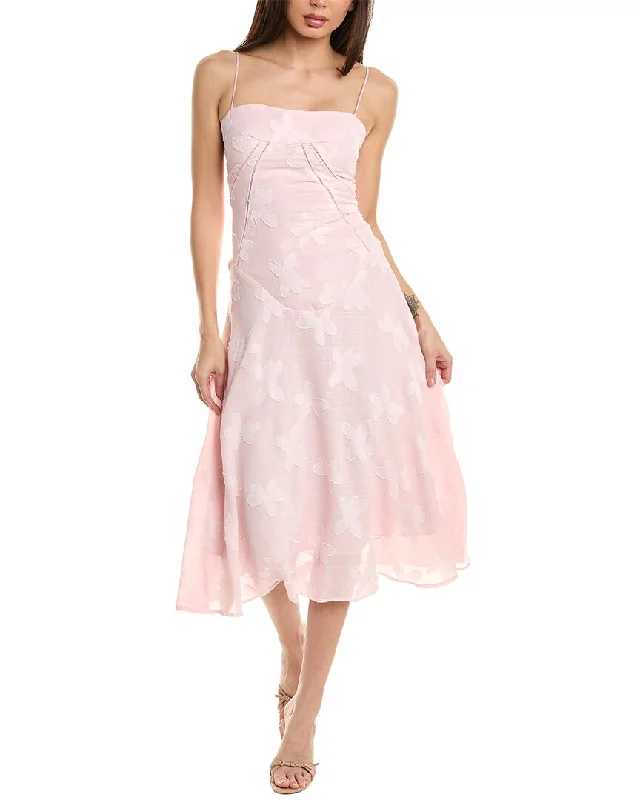 Limited Time Avantlook Burnout Midi Dress