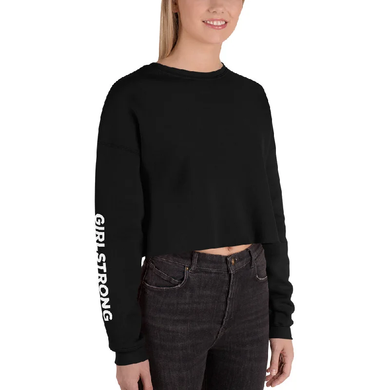 Price Break EVERYDAY FLEECE CROPPED SWEATSHIRT BLACK