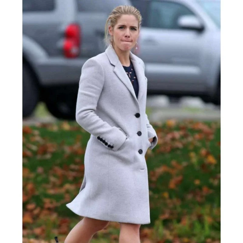 Big Savings Arrow S06 Felicity Smoak White Coat