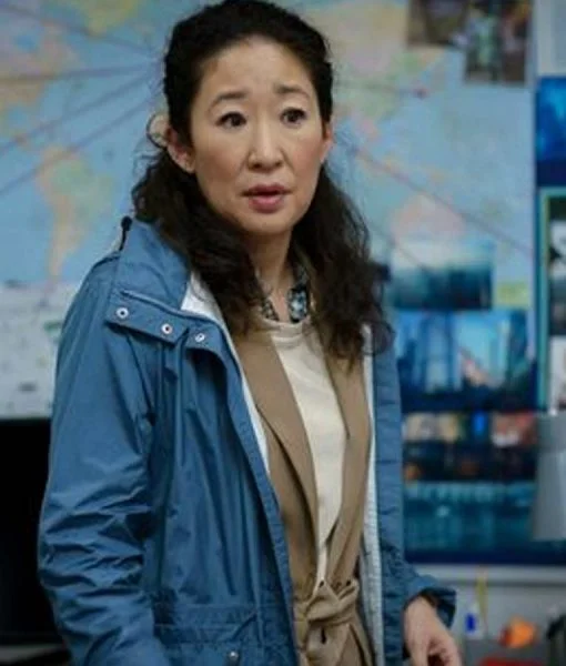 Holiday Sale Killing Eve Season 03 Eve Polastri Cotton Hooded Coat