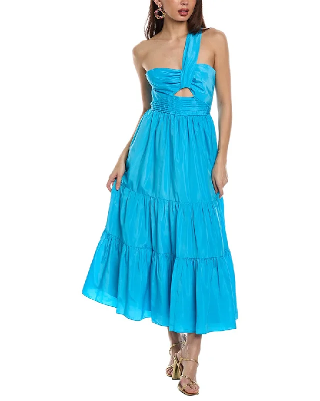 Huge Discounts ONE33 Social One-Shoulder Maxi Dress