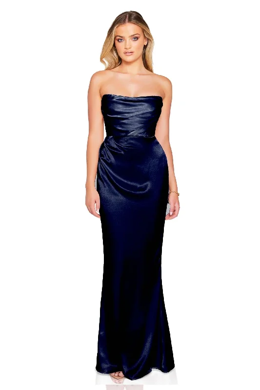 Value Deals Nookie Emelie Strapless Gown - Navy