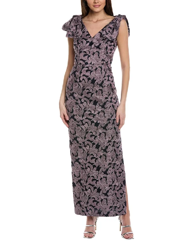 Price Drop JS Collections Gwendolyn Bow Column Gown