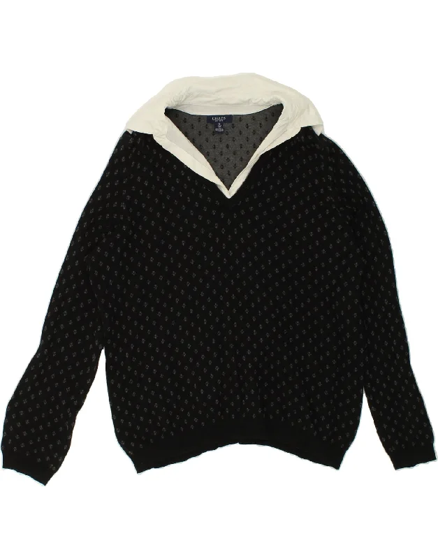 Crazy Savings CHAPS Womens Polo Neck Jumper Sweater UK 18 XL Navy Blue Spotted Cotton Crazy Savings CHAPS Womens Polo Neck Jumper Sweater UK 18 XL Navy Blue Spotted Cotton