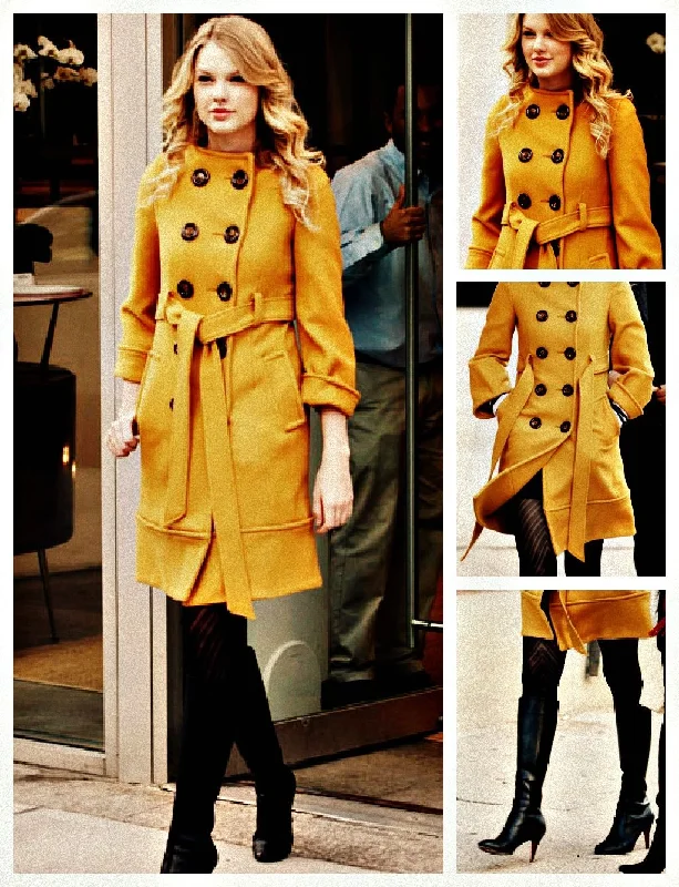 Overstock Taylor Swift Fashionable Sunny Coat