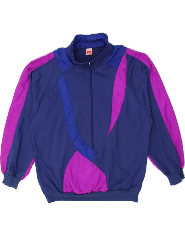 Take Advantage TRIUMPH Womens Oversized 1/4 Zip Sweatshirt Jumper EU 42 Large Navy Blue Take Advantage TRIUMPH Womens Oversized 1/4 Zip Sweatshirt Jumper EU 42 Large Navy Blue