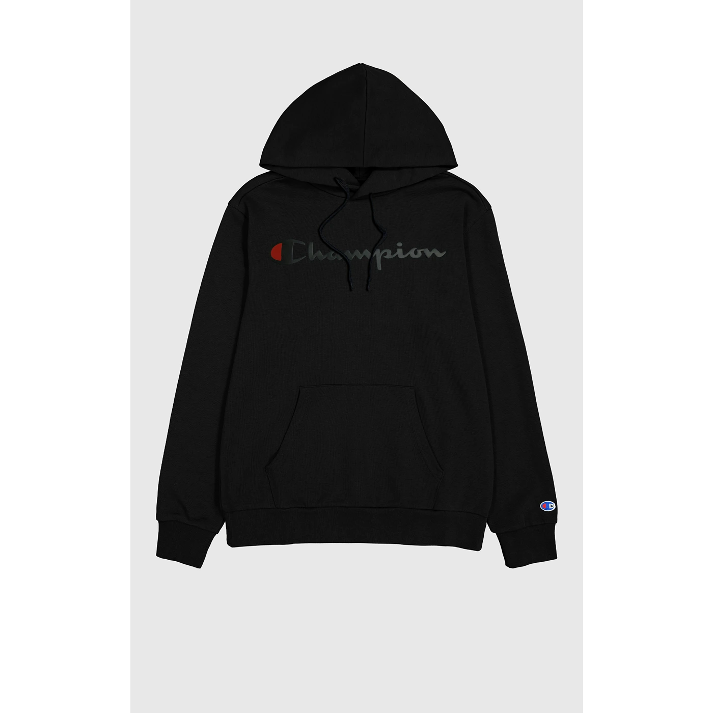 Doorbuster Deal Black Logo Oversized Hoodie