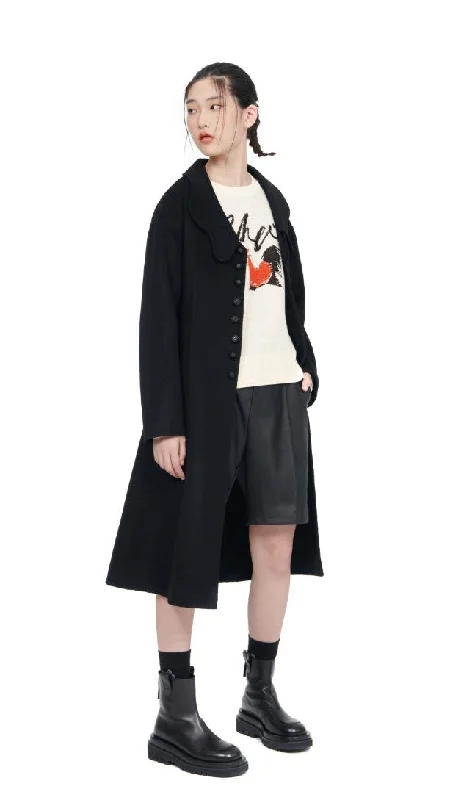 TIME-Limited Offer Notched Lapel Collar Coat