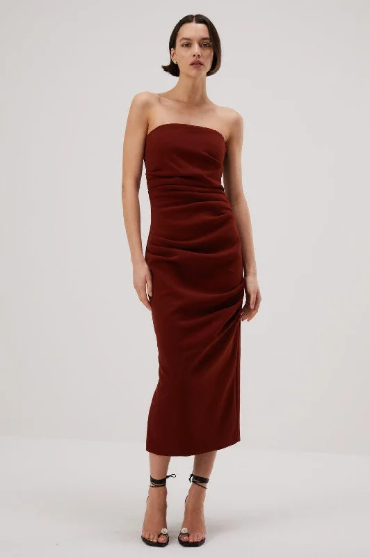 Bargain Blast Misha Calandra Midi Dress - Picante