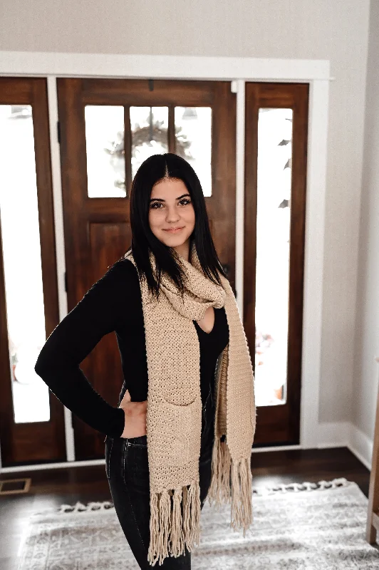 Bargain Blast Oversized Pocket Scarf *FINAL SALE*