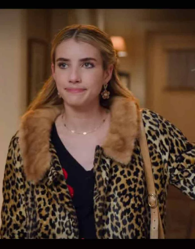 Limited Time Offer Holidate Sloane Benson Leopard Print Coat