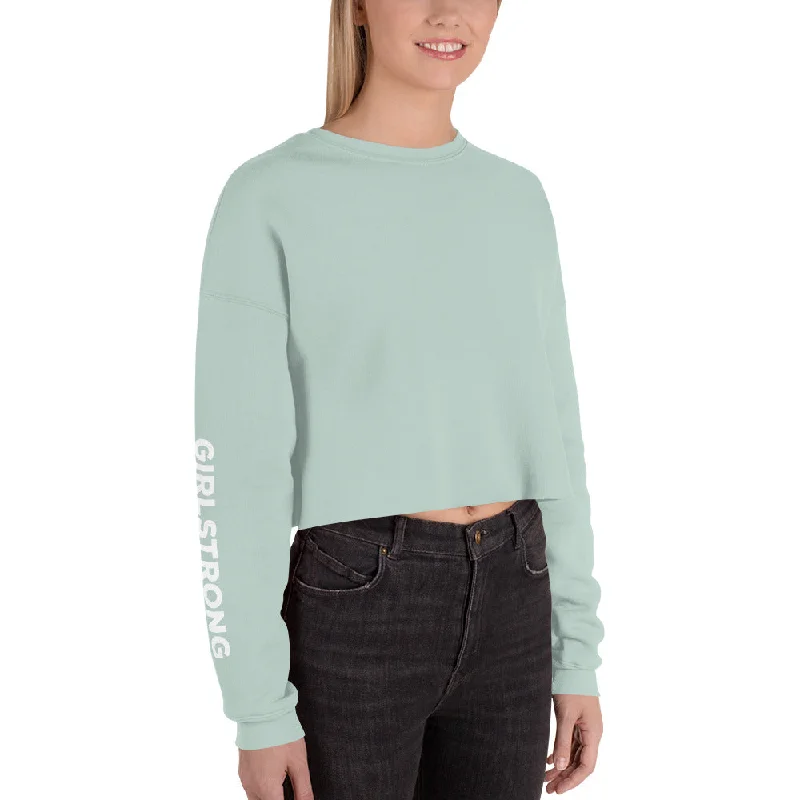 Savings Event EVERYDAY FLEECE CROPPED SWEATSHIRT DUSTY BLUE