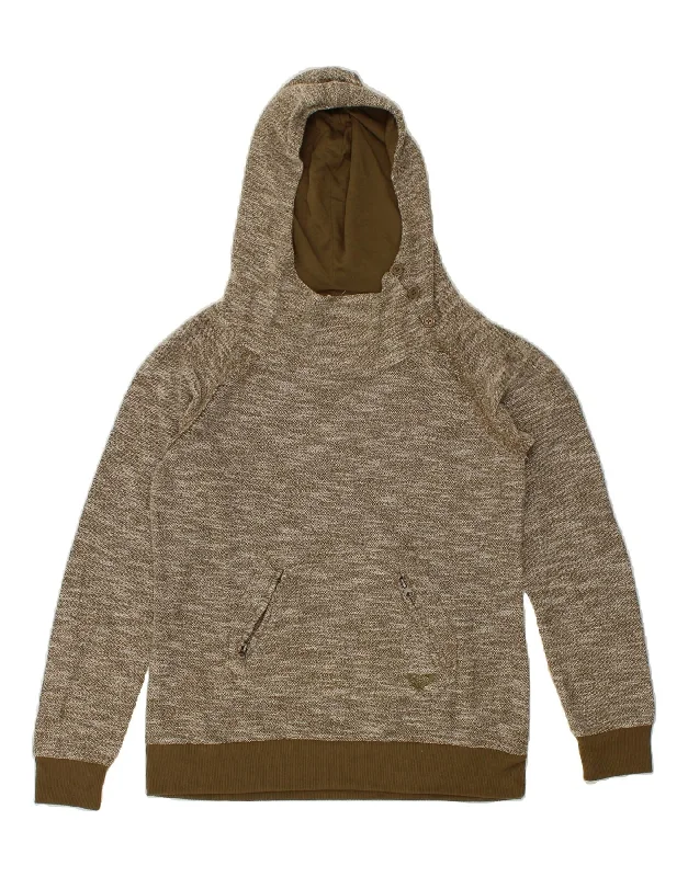 Great Bargains ROXY Womens Hoodie Jumper UK 14 Medium Khaki