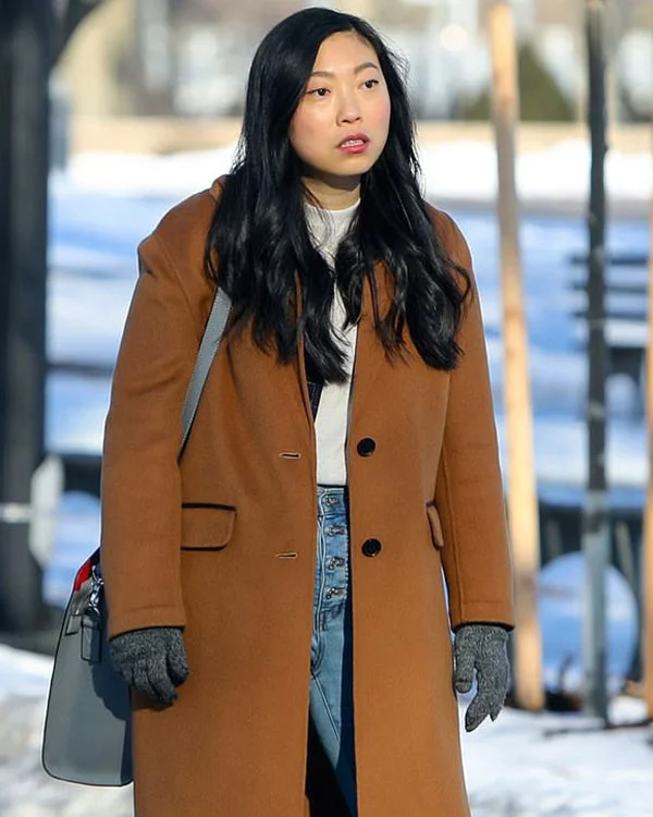 Deep Discounts Awkwafina is Nora From Queens Camel Coat