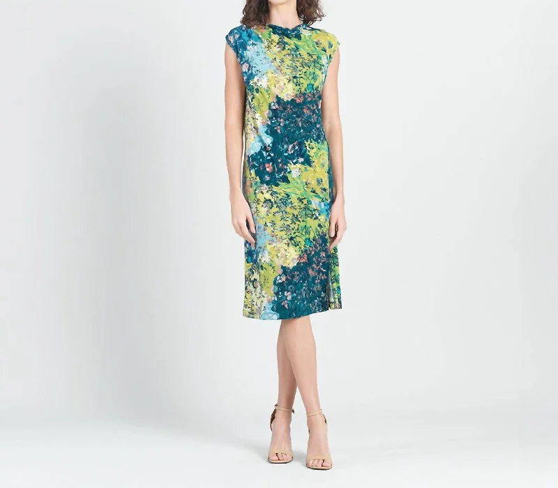 Instant Discount Midi Dress In Green