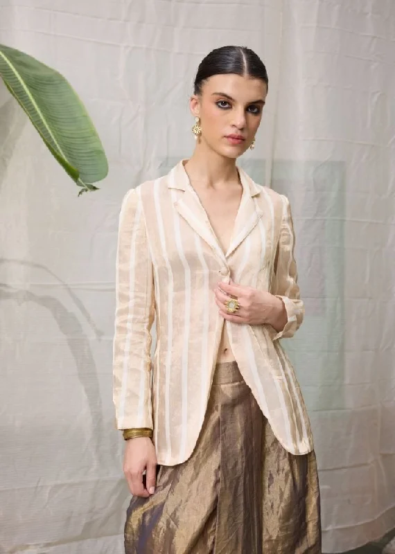 Early Access White Mrunal Jacket