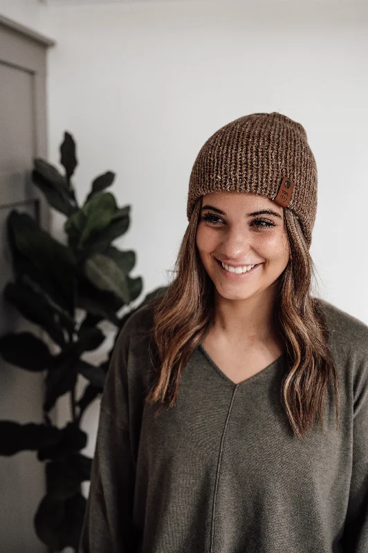Savings Alert Woodland Knit Beanie - Chickory Root