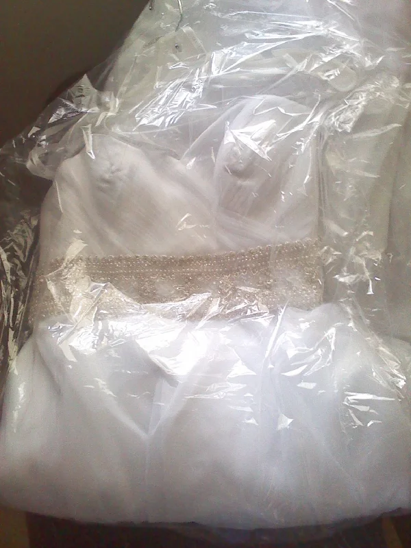Early Access David's Bridal Ball gown w/ beaded waist