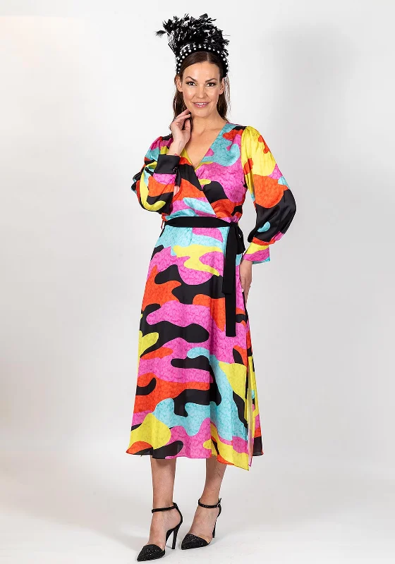 Closeout Ella Boo Bold Print Maxi Dress, Multi
