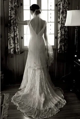 Extra Discounts David's Bridal Allover Beaded Lace Trumpet Gown