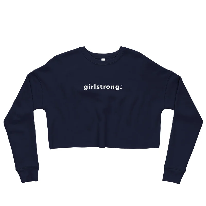 Price Fest EVERYDAY FLEECE CROPPED SWEATSHIRT NAVY
