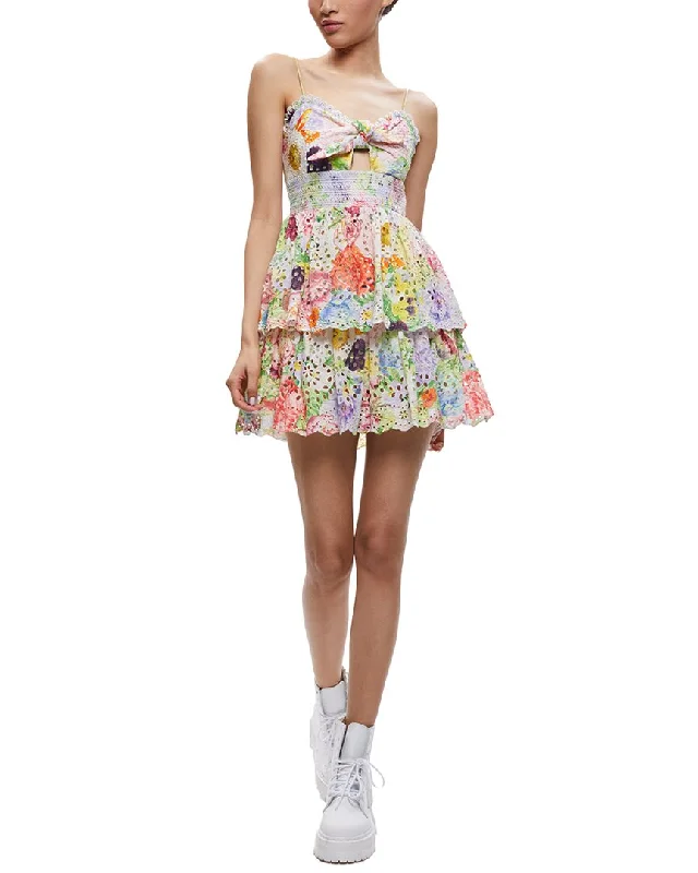 Price Cut alice + olivia Fina Mini Dress