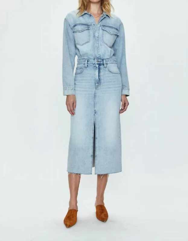 Epic Deals Amira Midi Dress In Riviera