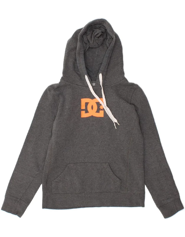 Online Specials DC Womens Graphic Hoodie Jumper UK 10 Small Grey