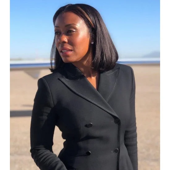 Super Deal Karen Pittman Yellowstone Season 4 Black Coat