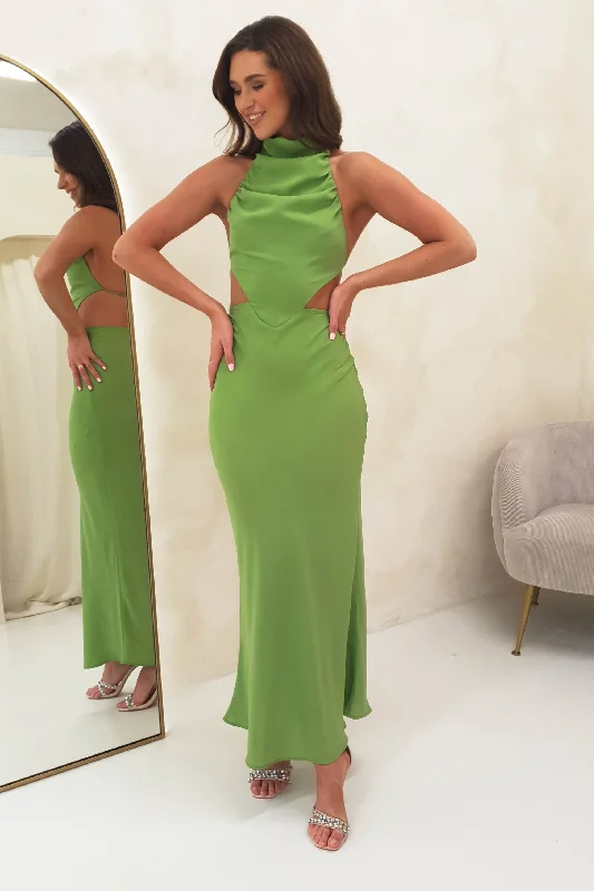 Special Price Ivy Bodycon Maxi Dress | Lime