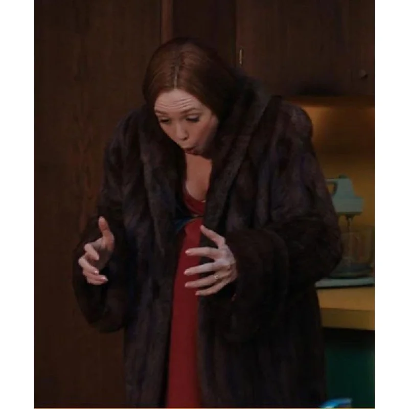 Savings Bonanza Wanda Maximoff WandaVision Shearling Coat