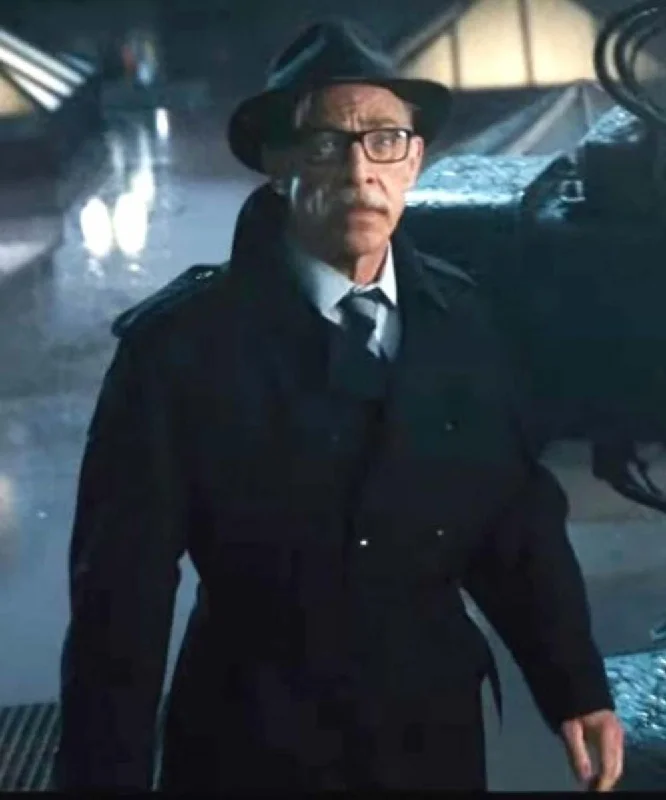 Year-End Sale Justice League Commissioner Gordon Black Coat