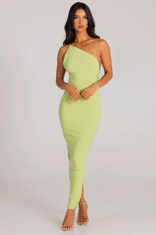 Stock Clearance Lydia Dress - Lime