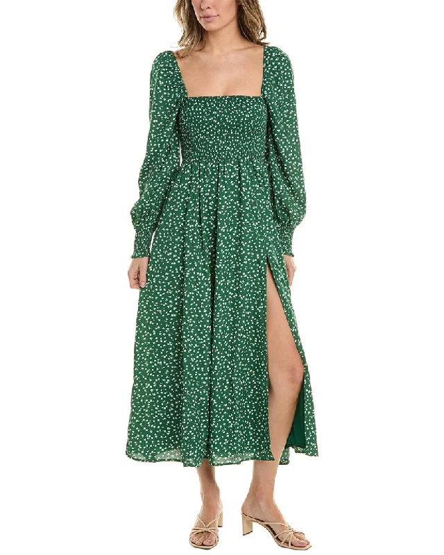 Warehouse Sale o.p.t. Classic Smocked Maxi Dress